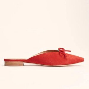 Reformation red Belle bow flat (9)